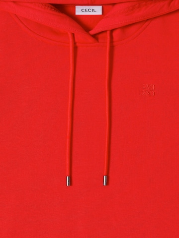 Felpa di CECIL in arancione