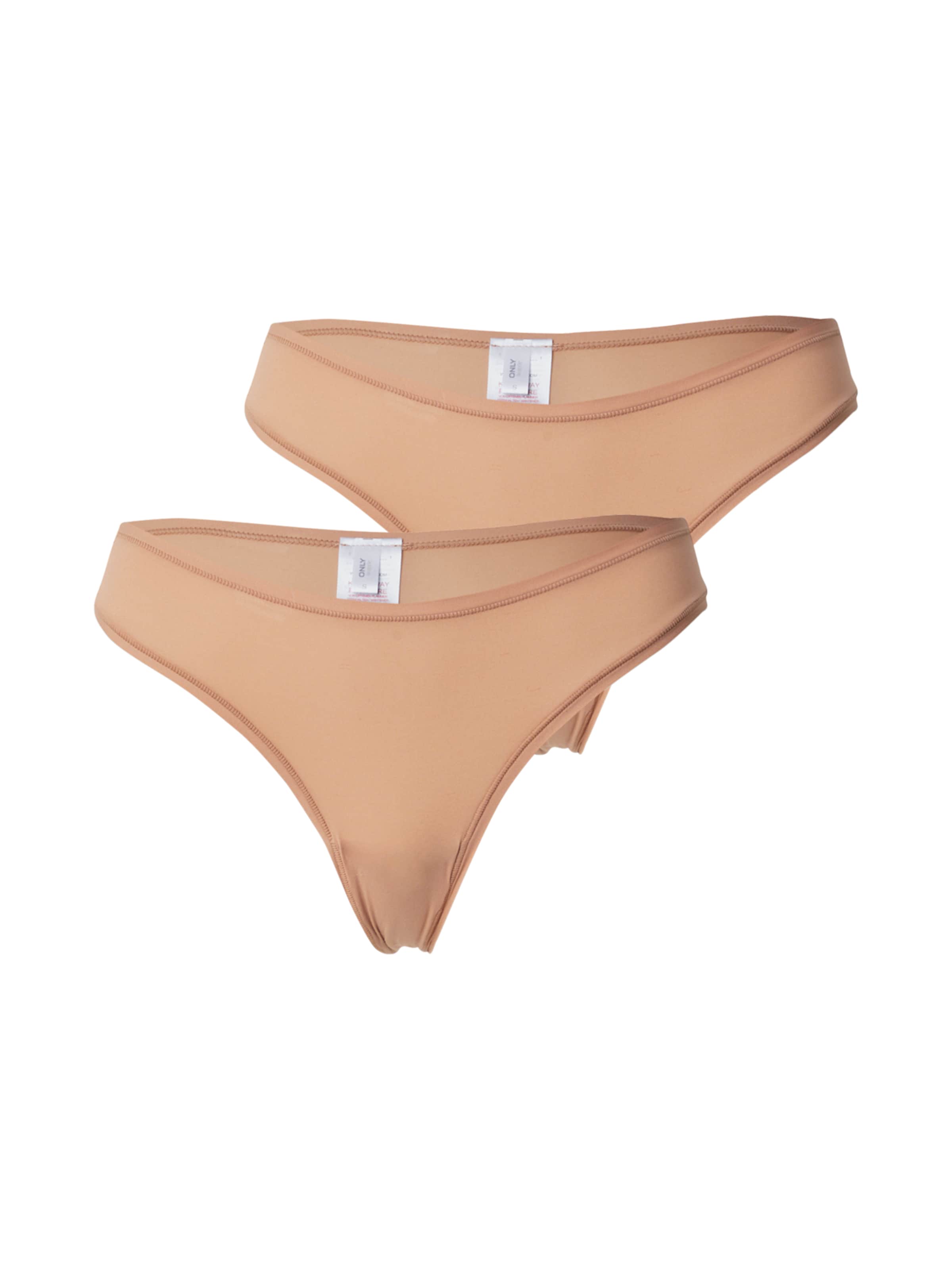 ONLY Thong 'ONLPEACHY' in Brown: front