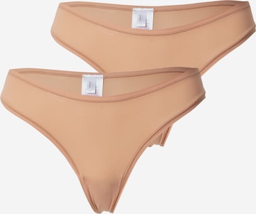 String 'ONLPEACHY' di ONLY in marrone: frontale