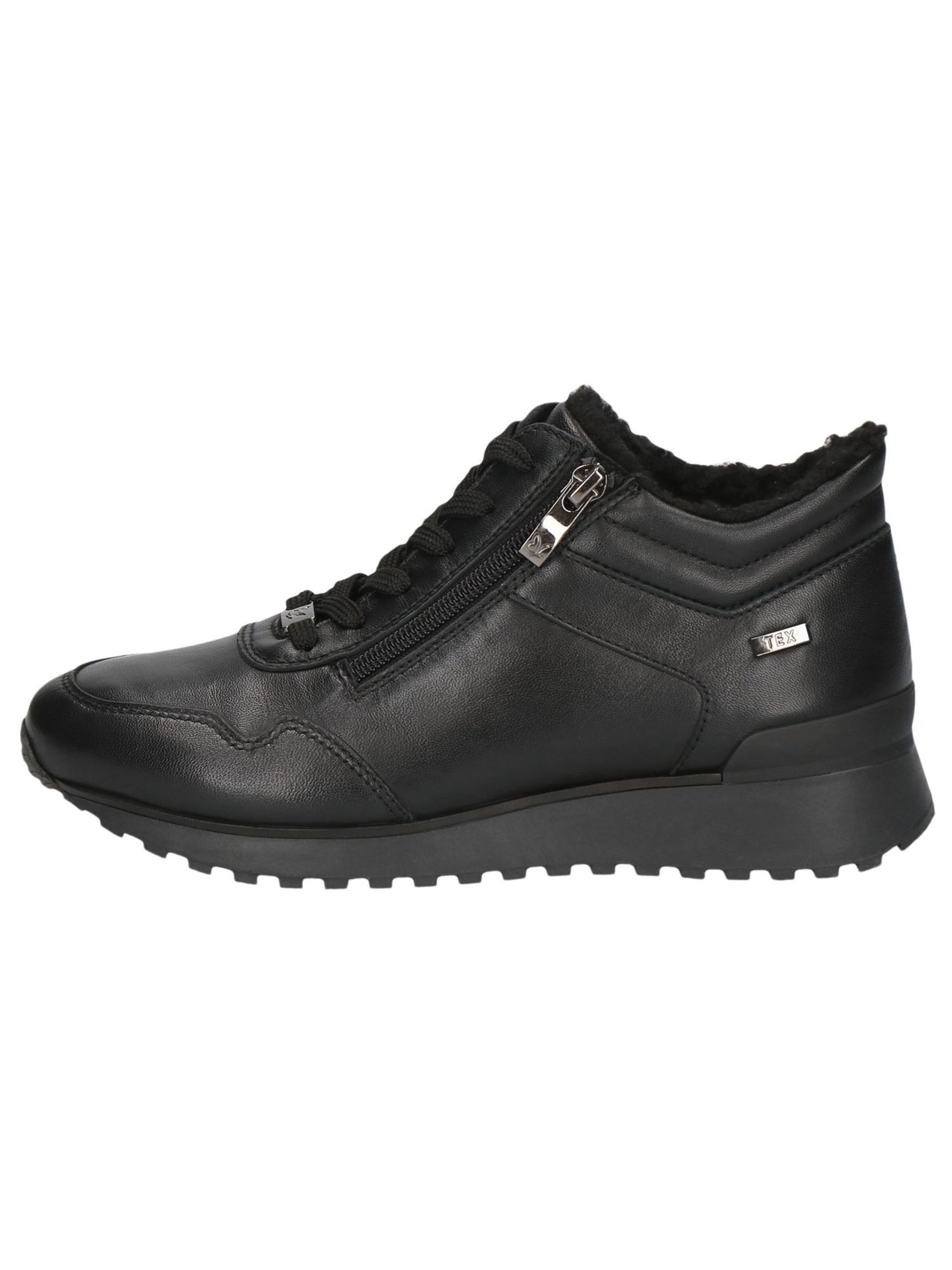 CAPRICE Schnürstiefelette in Schwarz
