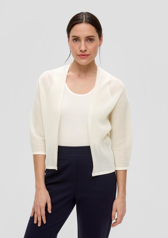 s.Oliver BLACK LABEL Knit Cardigan in Beige: front