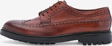 Chaussure à lacets ' Walton ' LOTTUSSE en marron : devant