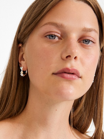 Pilgrim Náušnice 'Iris' - Strieborná