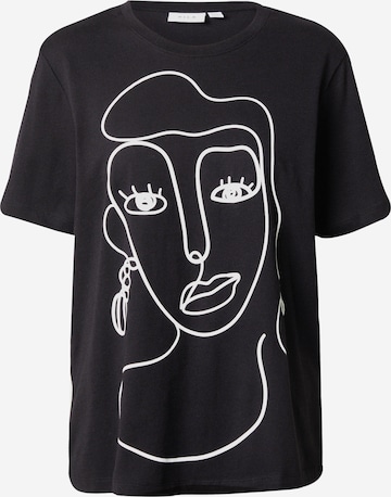 VILA T-shirt 'ANNA' i svart: framsida
