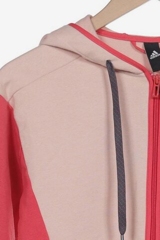 ADIDAS PERFORMANCE Sweatshirt & Zip-Up Hoodie in S in Pink