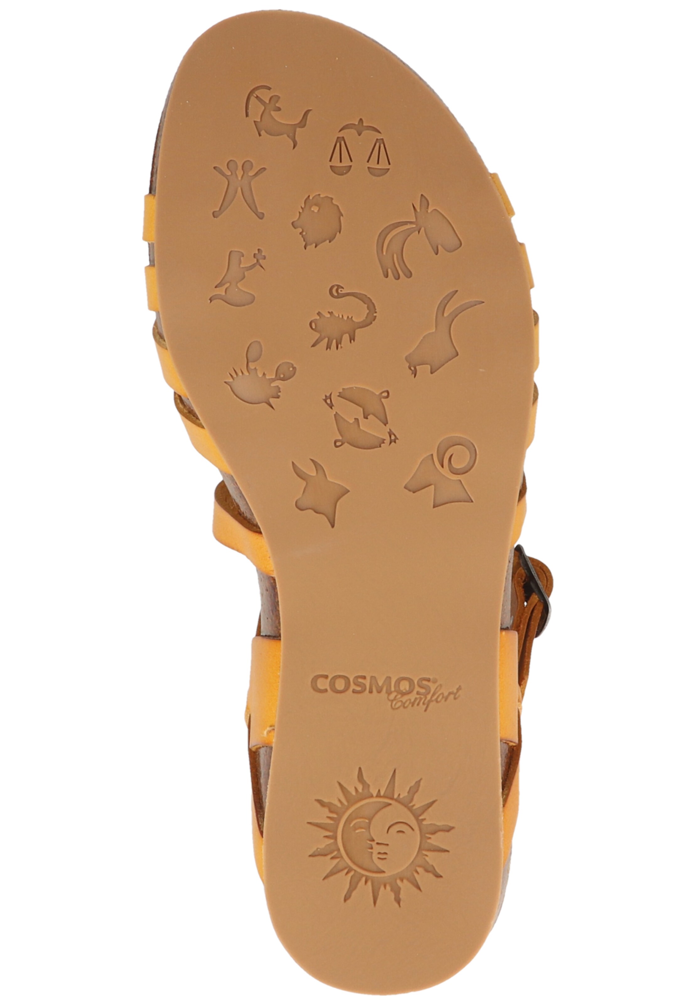 COSMOS COMFORT Strap sandal in Yellow