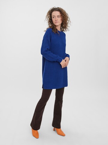 Robes en maille 'Lea' VERO MODA en bleu