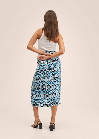 MANGO Skirt 'Cubana' in Blue