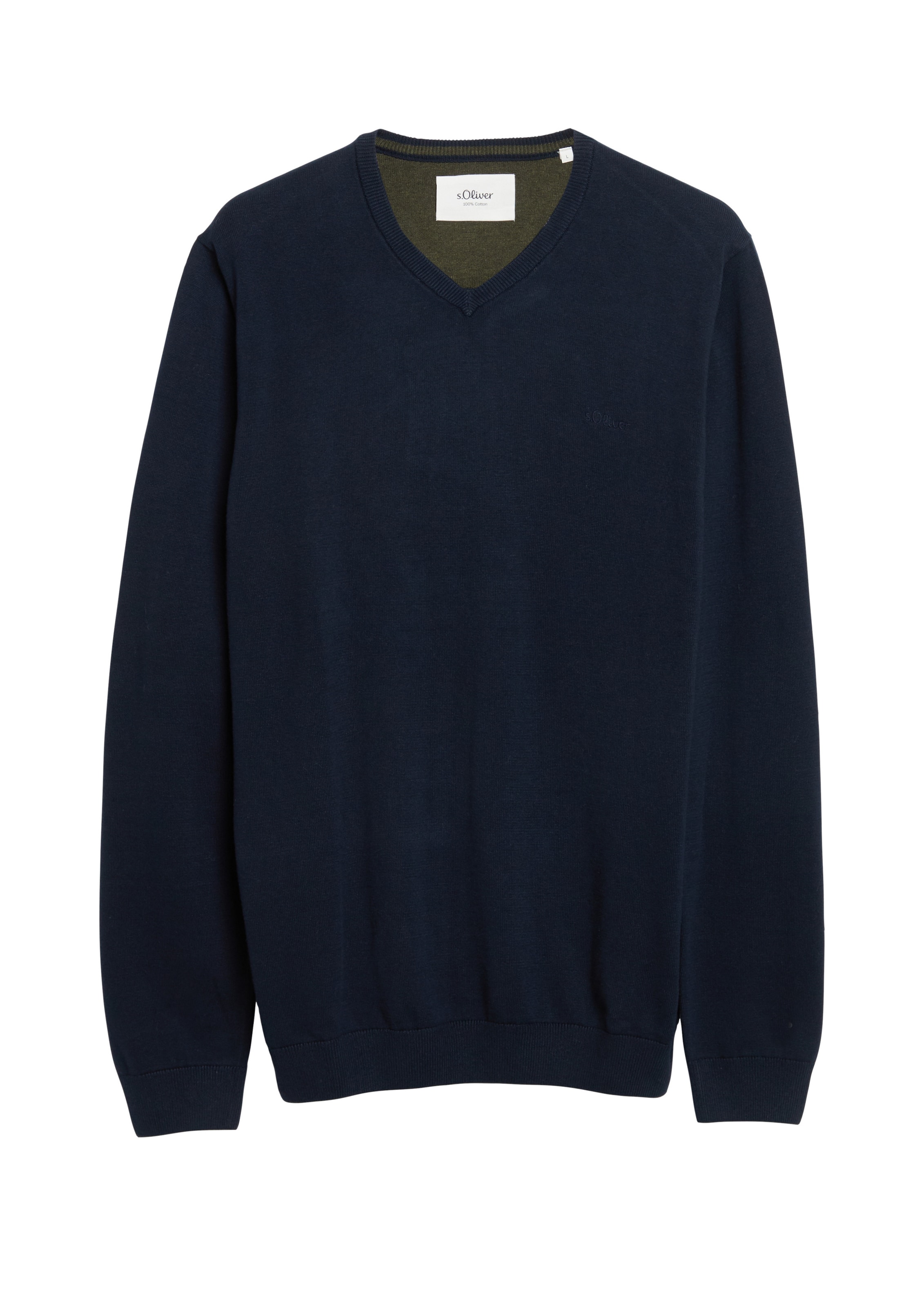 s.Oliver Pullover in Blau: Vorderseite