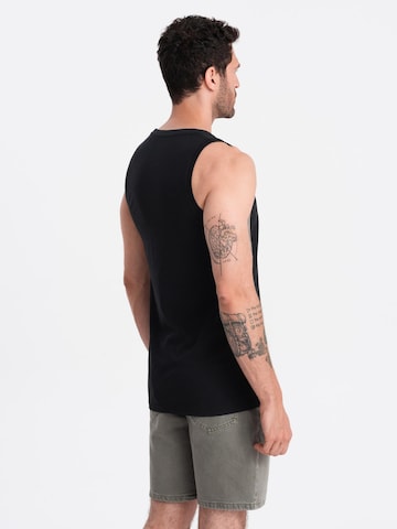 Ombre Shirt in Black