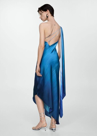 MANGO Evening Dress 'Cielo' in Blue