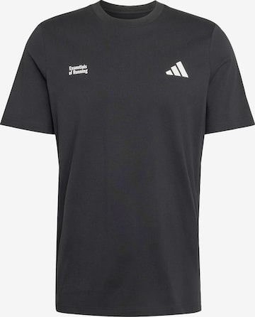 ADIDAS PERFORMANCETehnička sportska majica 'Essentials' - crna boja: prednji dio