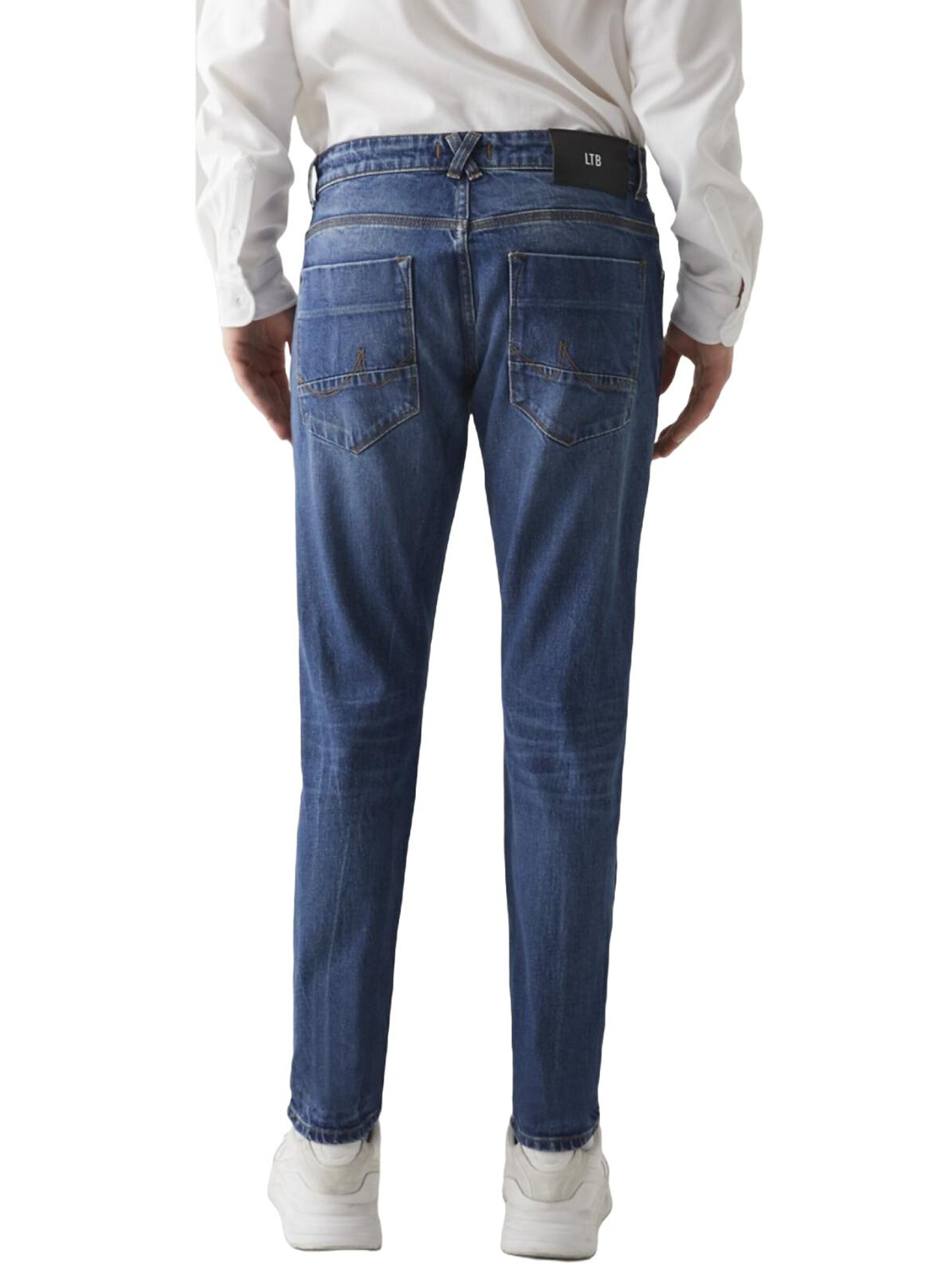 LTB Jeans - Slimfit Vaquero 'LTB Jeans Herren Joshua Skinny Leg Low Waist Jeanshose' en azul