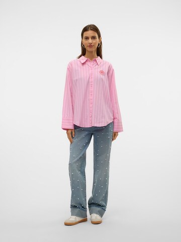VERO MODA Μπλούζα 'VMCHARLOTTE' σε ροζ