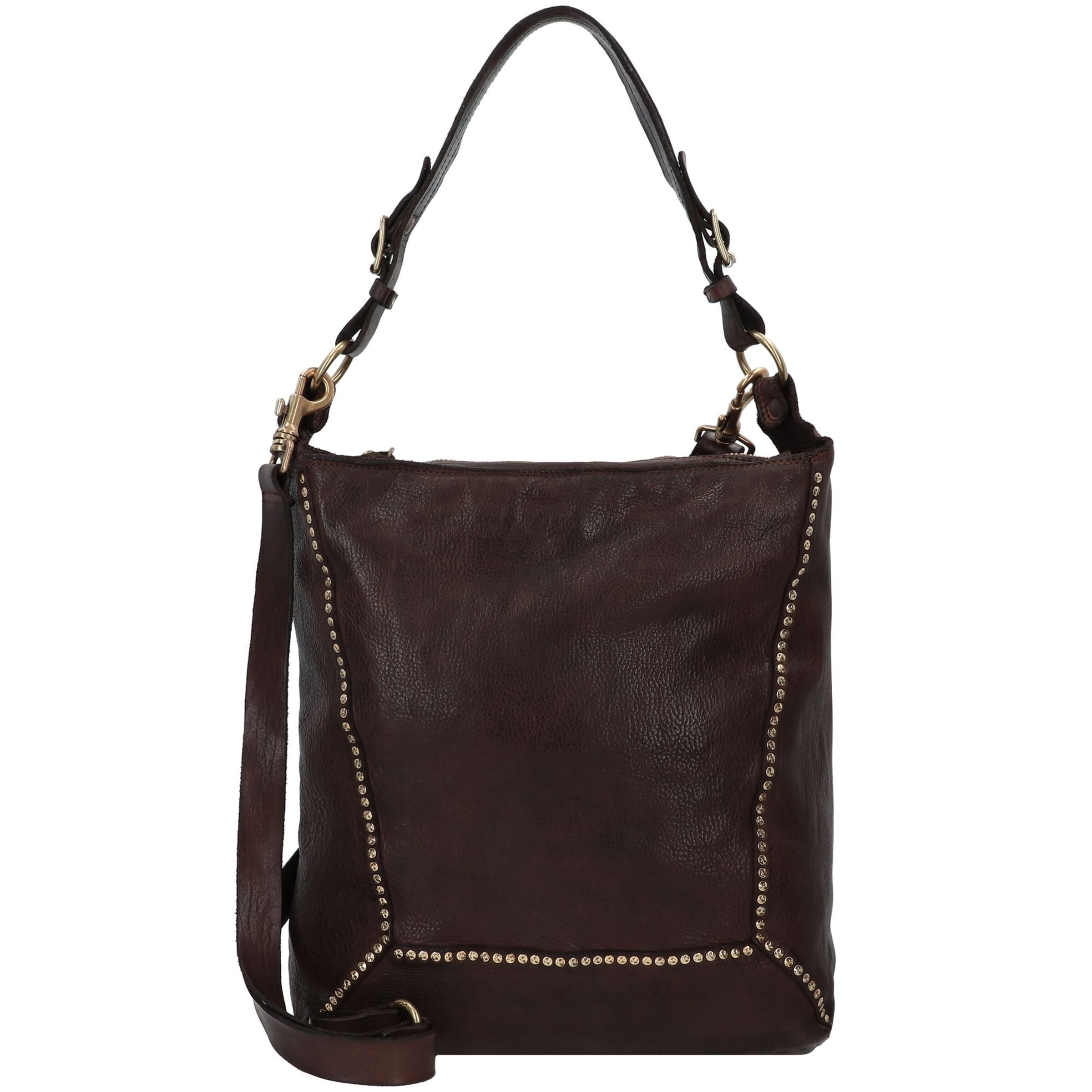 Campomaggi Schultertasche in Braun: Vorderseite