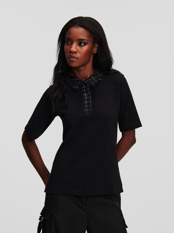 Karl Lagerfeld Shirt in Black: front