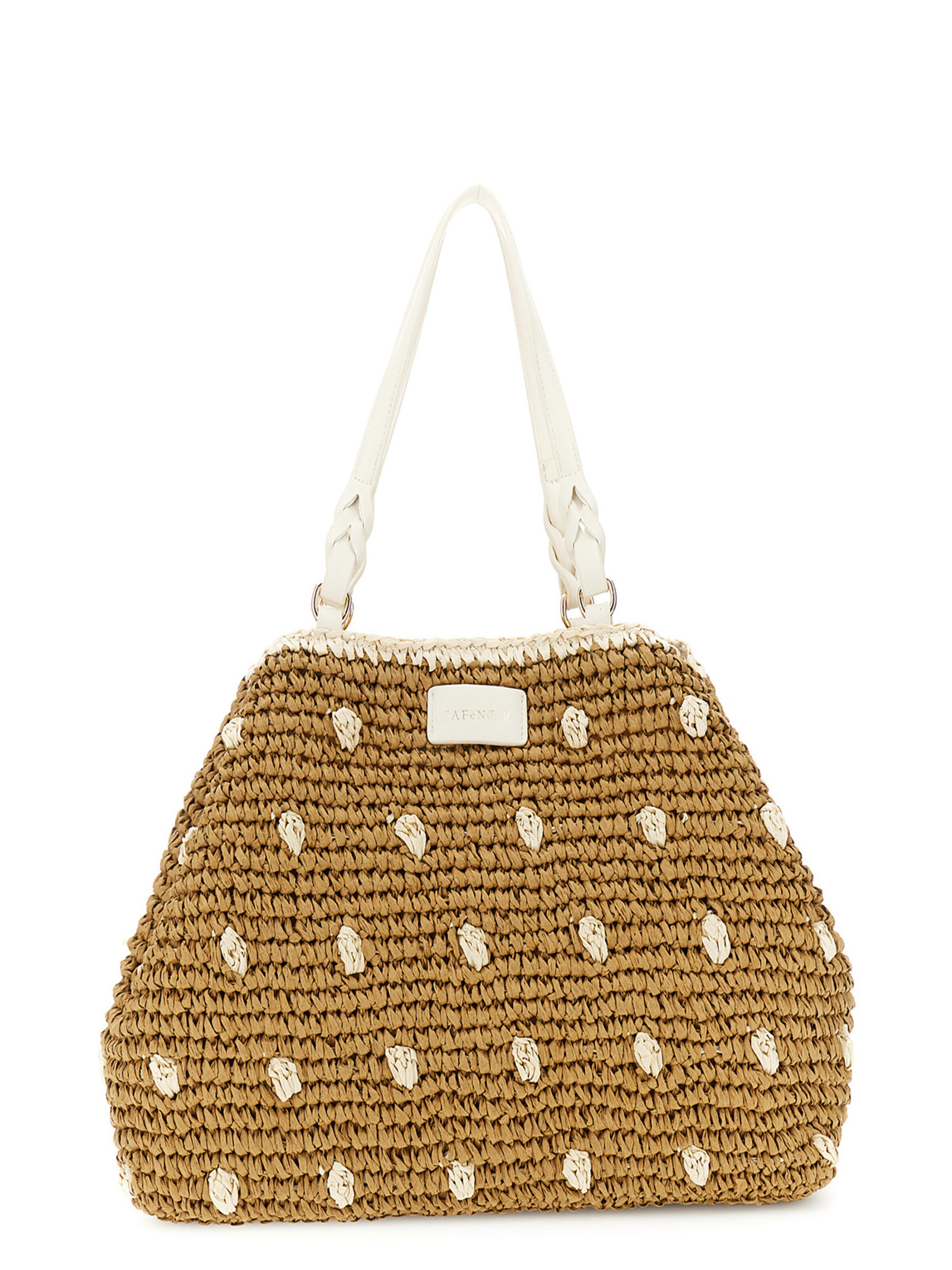 CAFè NOIR Shopper in Brown: front