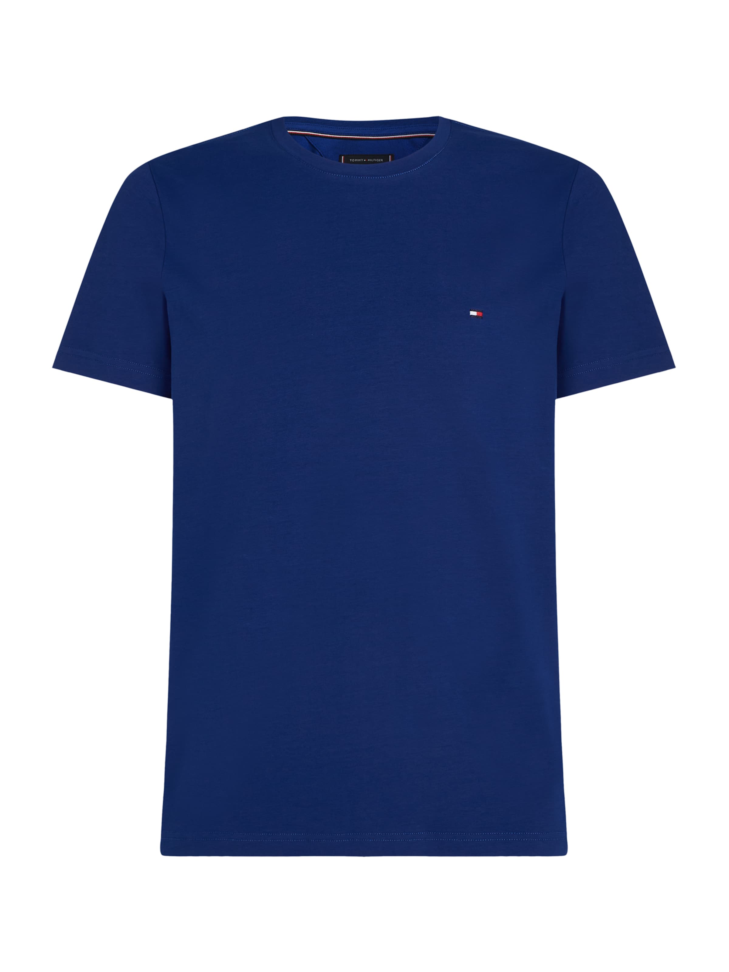 TOMMY HILFIGER Slim fit Koszulka w kolorze niebieski: przód