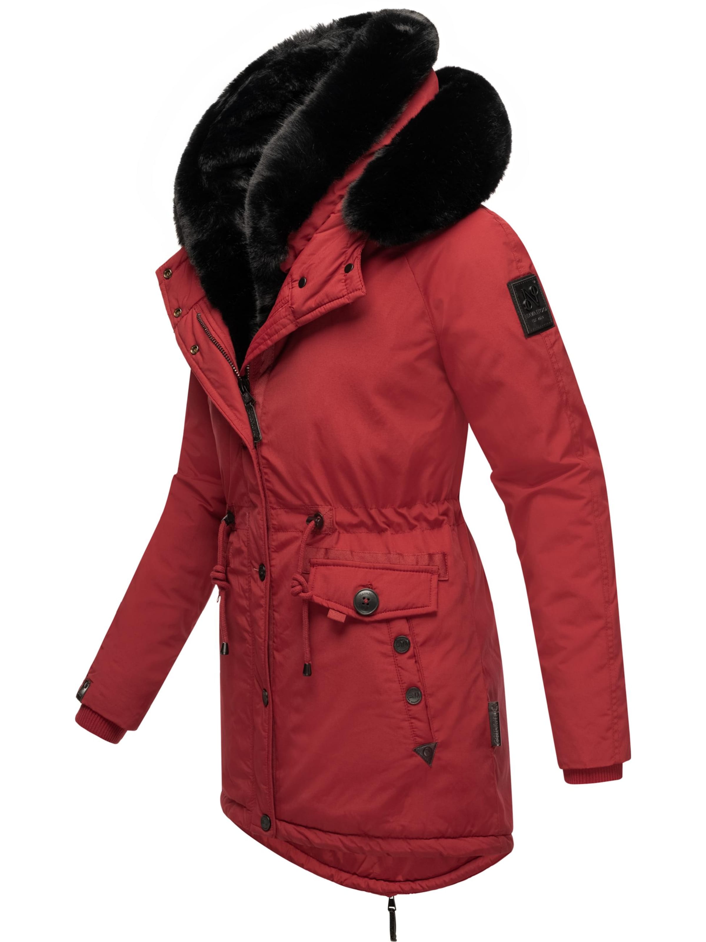 NAVAHOO Talviparka värissä punainen