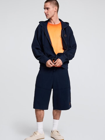 Desigual Loosefit Broek in Blauw