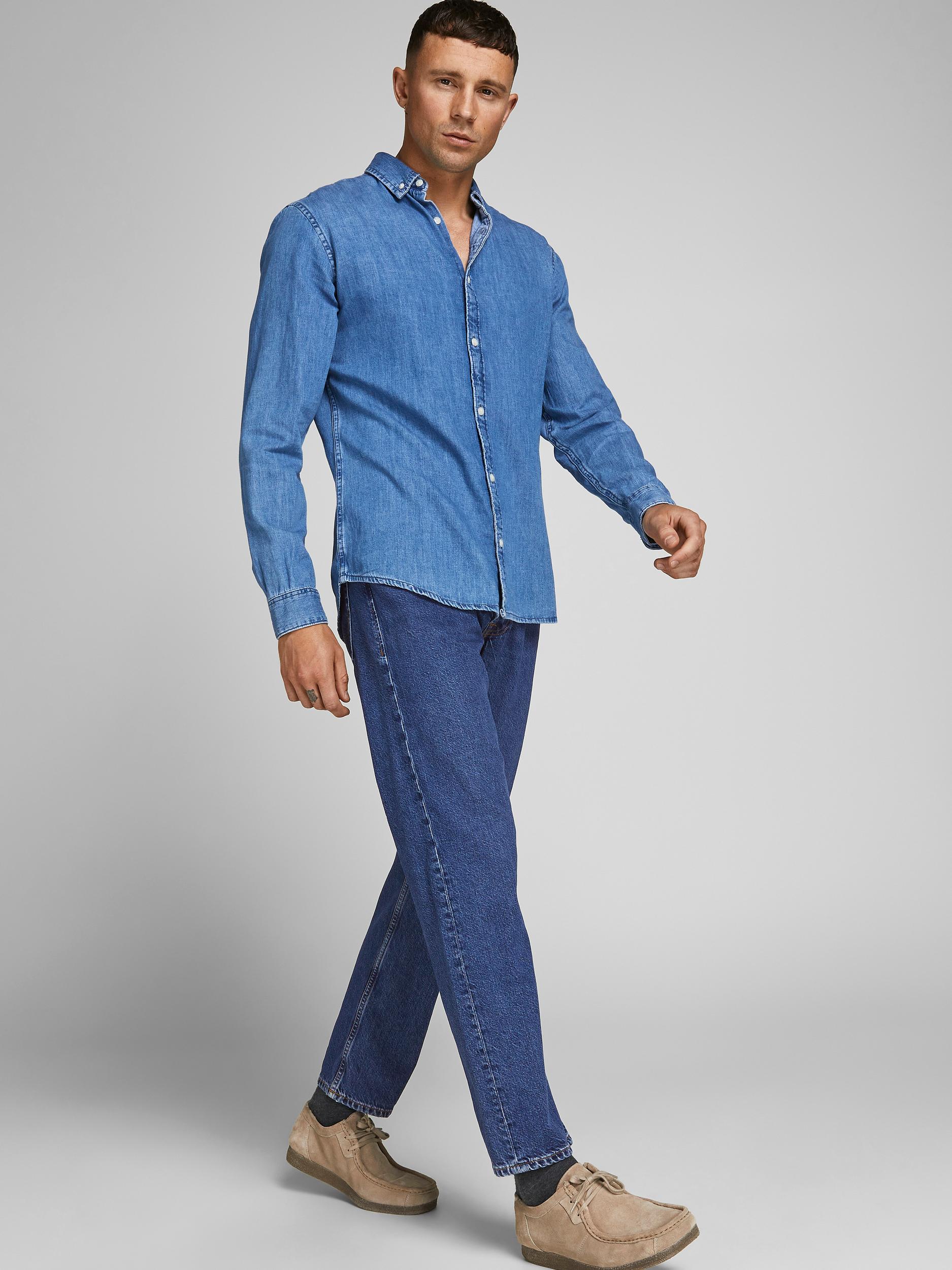 Abbigliamento Uomo JACK & JONES Jeans Chris in Blu 