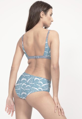 Boochen Triangle Bikini Top 'Amami' in Blue