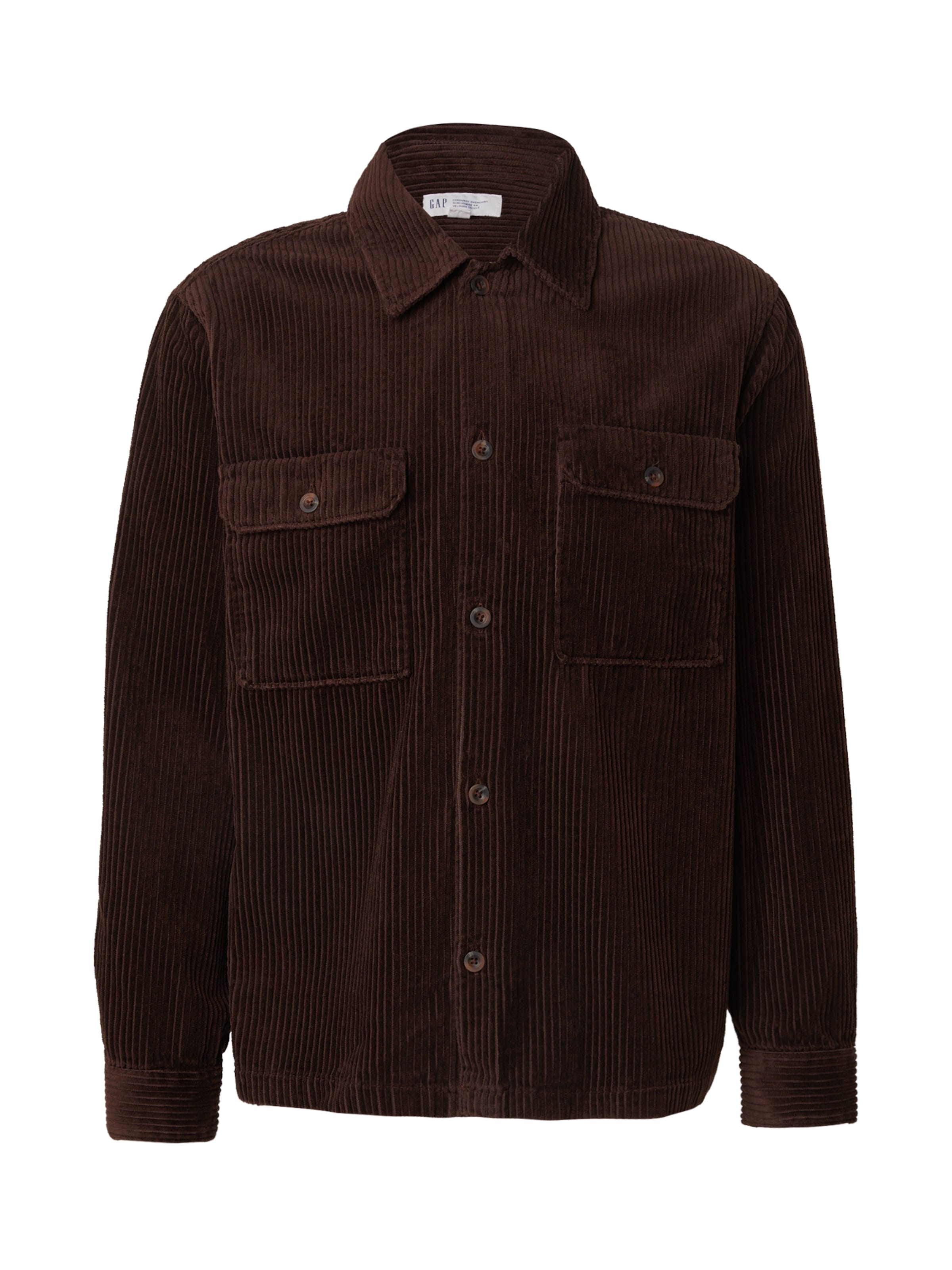 GAP Regular fit Φθινοπωρινό και ανοιξιάτικο μπουφάν σε καφέ: μπροστά