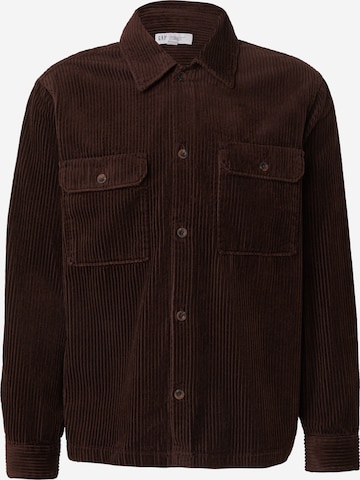 GAP Regular Fit Jacke in Braun: Vorderseite