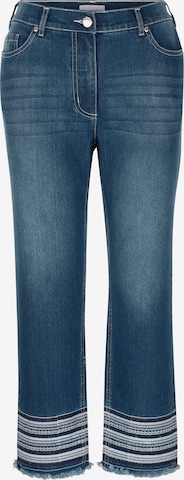 MIAMODA Slimfit Jeans in Blauw: voorkant