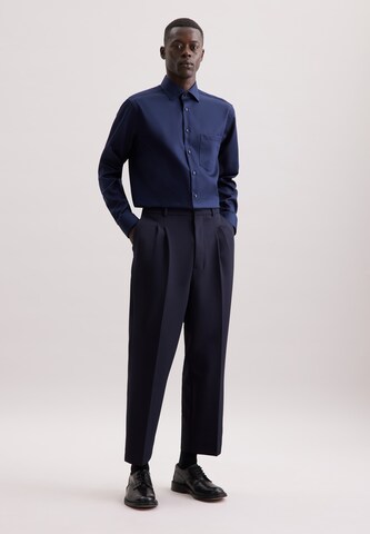 Coupe regular Chemise business SEIDENSTICKER en bleu