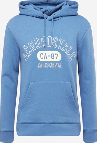 Sweat-shirt 'CALIFORNIA' AÉROPOSTALE en bleu : devant