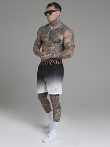 SikSilk Badeshorts in Schwarz