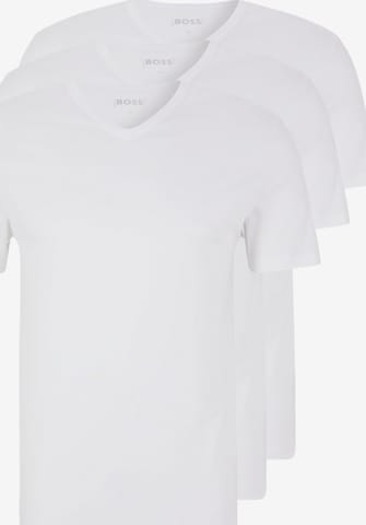 BOSS Shirt 'Classic V-Neck' in Weiß: Vorderseite