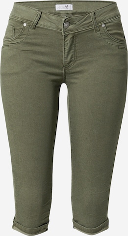 Hailys Jeans 'Jenna' in Green: front