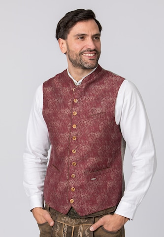 STOCKERPOINT Traditional vest 'Claudio' in Red: front