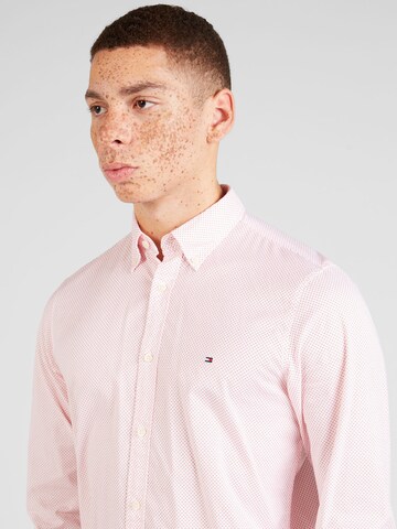 TOMMY HILFIGER - Ajuste estrecho Camisa 'Flex' en rosa