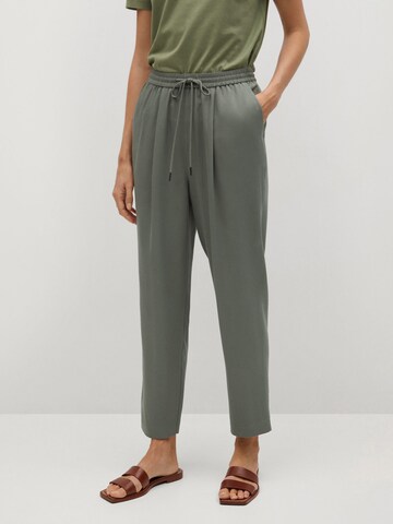 MANGO Tapered Hose 'Fluido' in Grün: predná strana