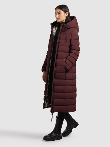 khujo Winter Coat 'Simmie2' in Red