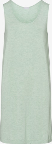 Hanro Nightgown 'Natural Elegance' in Green: front