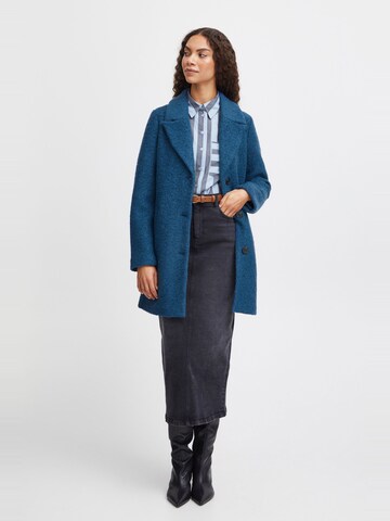 b.young Tussenmantel in Blauw: voorkant