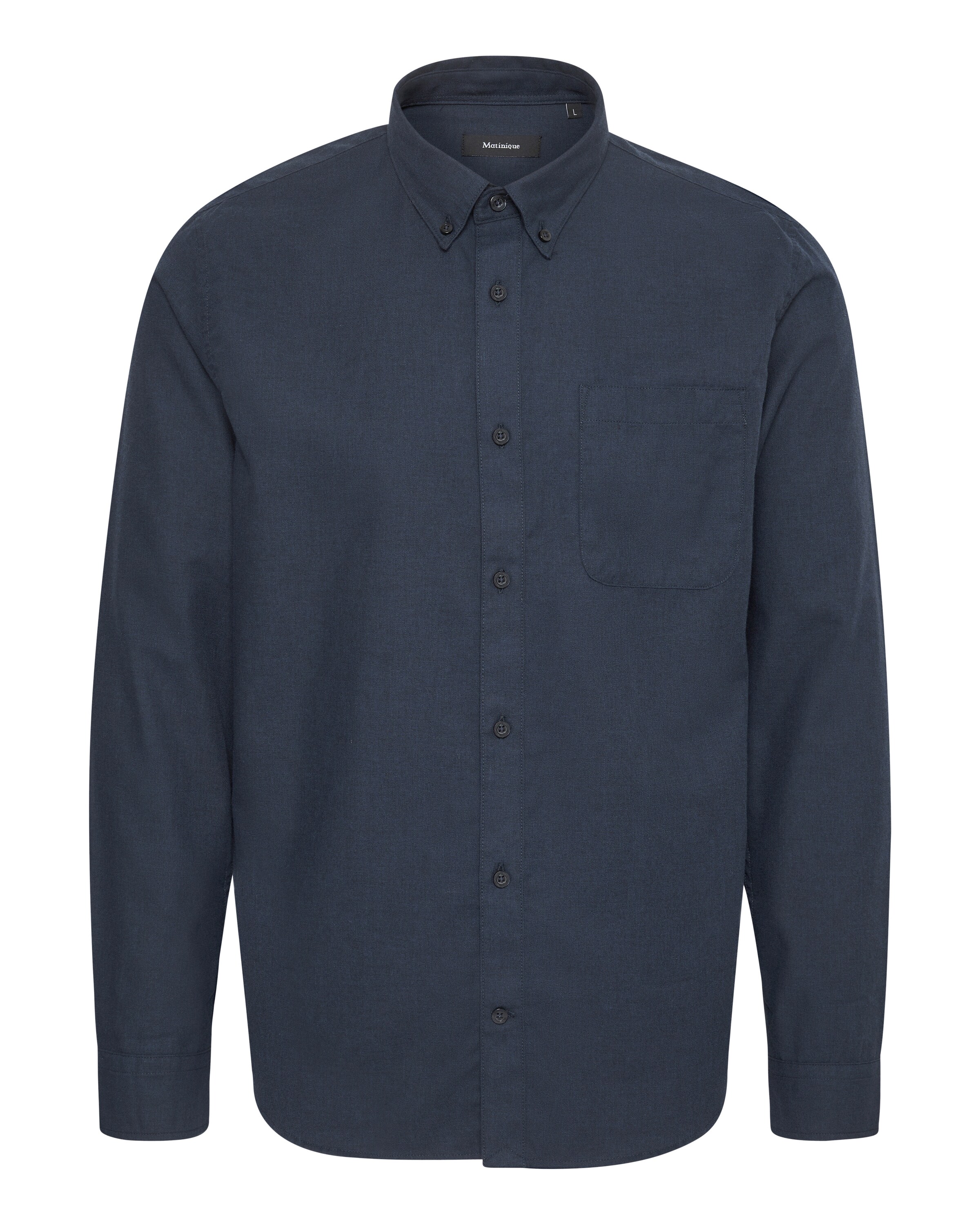 Matinique Button Up Shirt &#x27;Trostol &#x27; in Blue: front