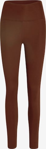 Girlfriend Collective Skinny Leggings in Braun: Vorderseite