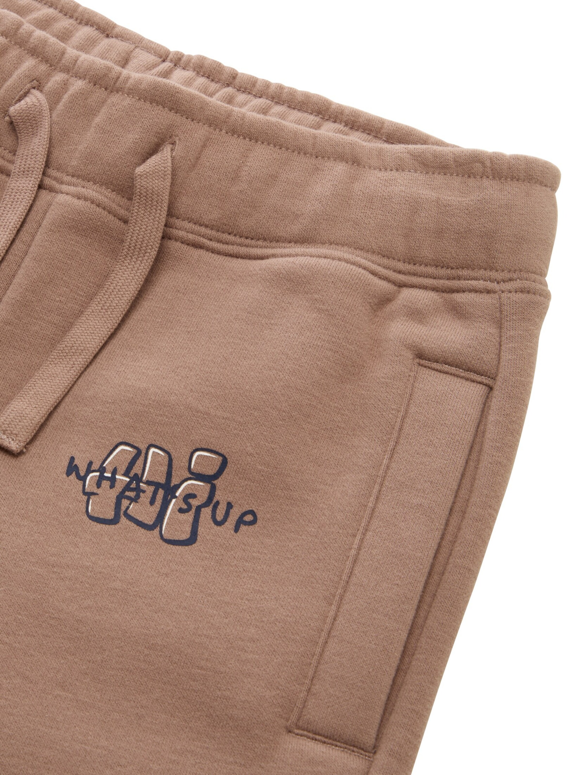 TOM TAILOR Loosefit Broek in Bruin