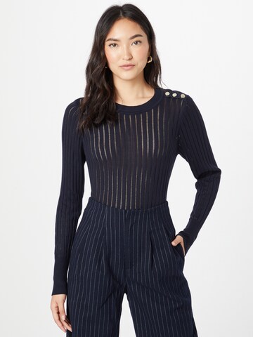 LA STRADA UNICA Pullover in Blau: Vorderseite