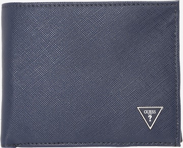 GUESS Wallet 'Certosa' in Blue: front