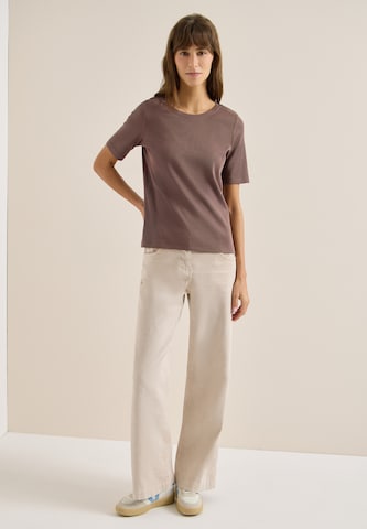 CECIL T-Shirt in Braun