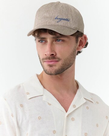 bugatti Cap in Beige: Vorderseite