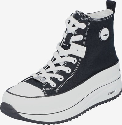 Rieker High-top trainers in Black / White, Item view
