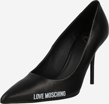 Love Moschino Pumps in Zwart: voorkant