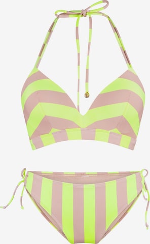 Bustier Bikini LingaDore en vert : devant